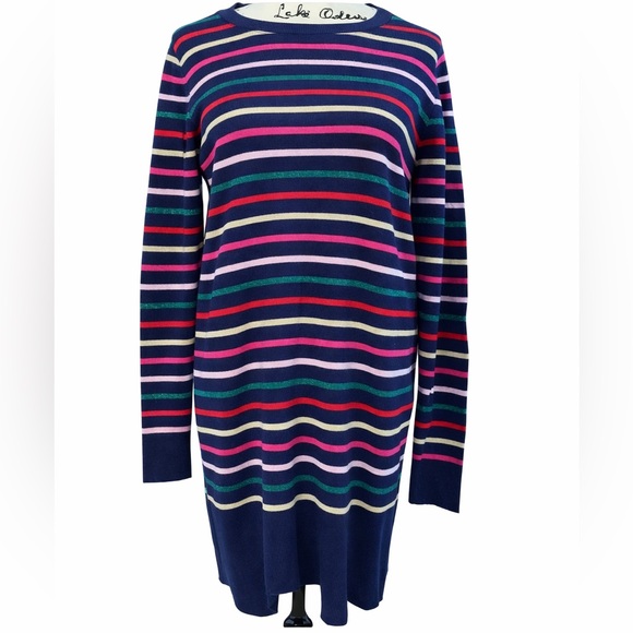 JOULES KNITWEAR Estelle Knitted Metallic Sweater Dress/Tunic! - Picture 4 of 5